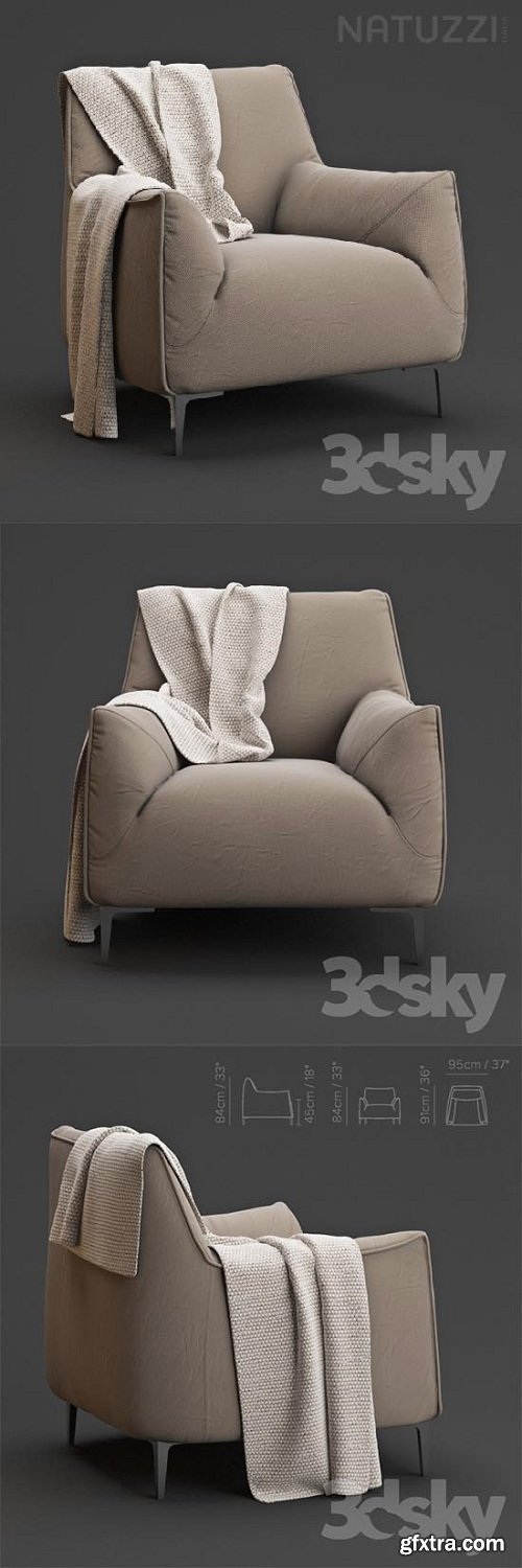 Natuzzi Italia Dolly Chair » GFxtra