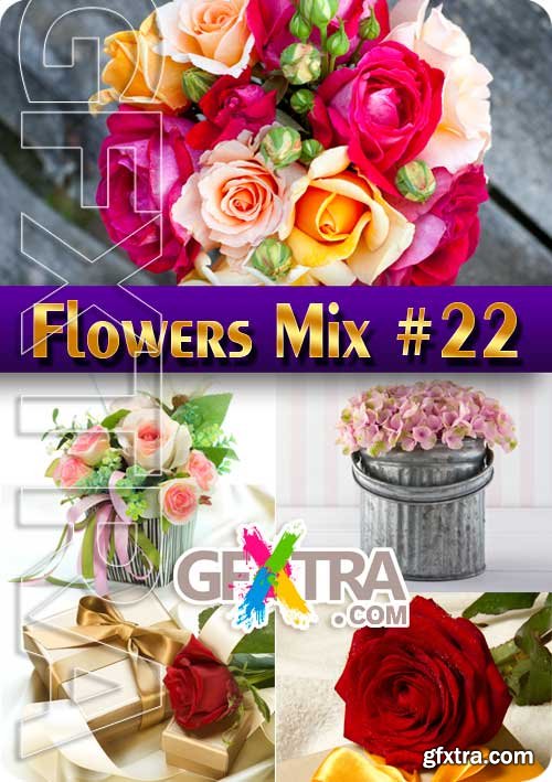 Flowers Mix #22 - Stock Photo