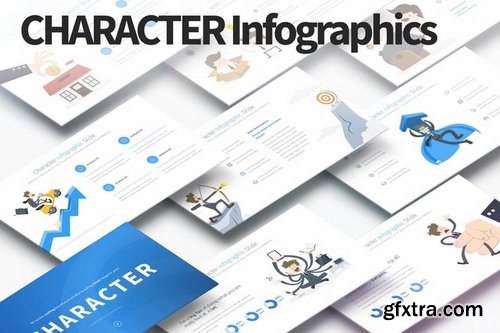 Character - PowerPoint Infographics Slides