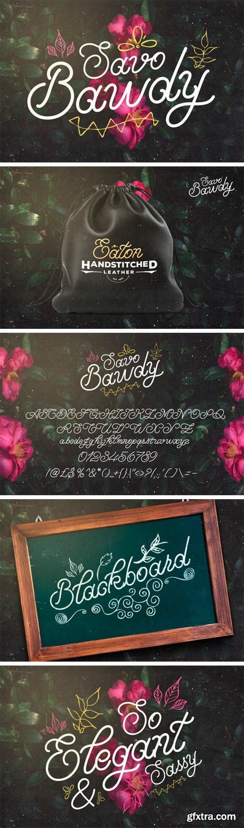 Thehungryjpeg - Savo Bawdy - Typeface 77529