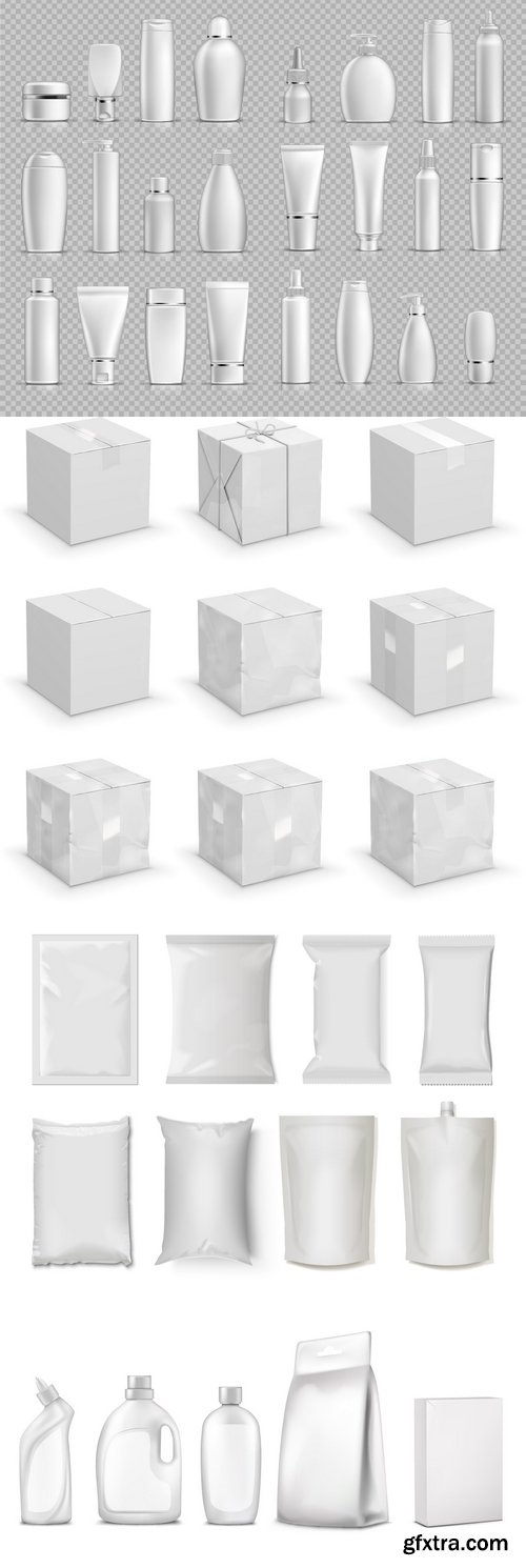 Vectors - Blank Different Packaging 13
