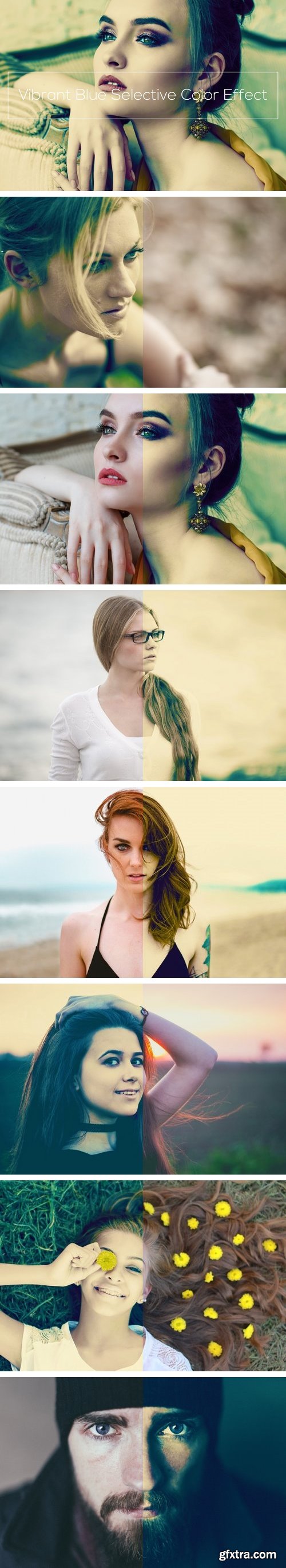 CM - Vibrant Blue Selective Color Effect 2030485