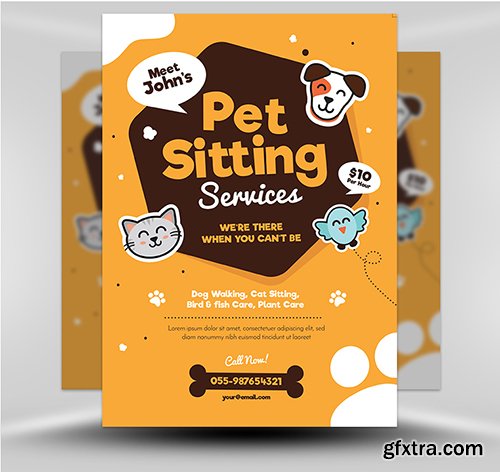 Pet Sitting Flyer v1
