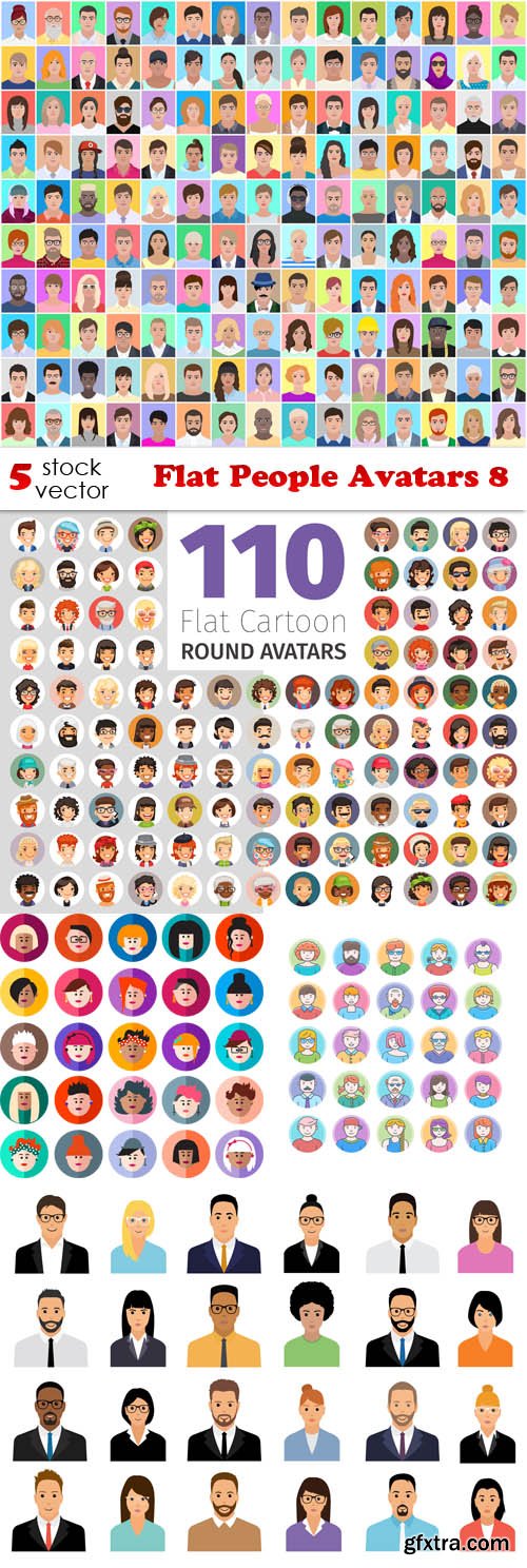 Flat People Avatars 8