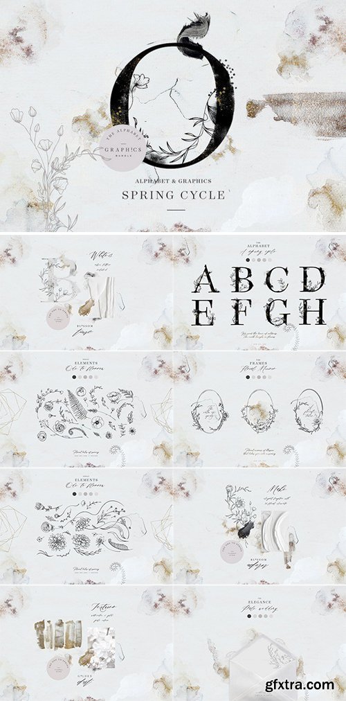 CM - Spring Cycle Alphabet &amp; Graphics 2286824