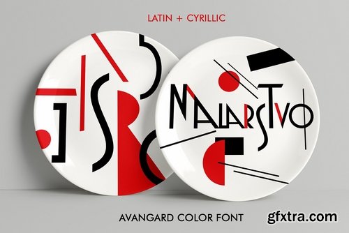 CM - Malarstvo avangard color font 2319733