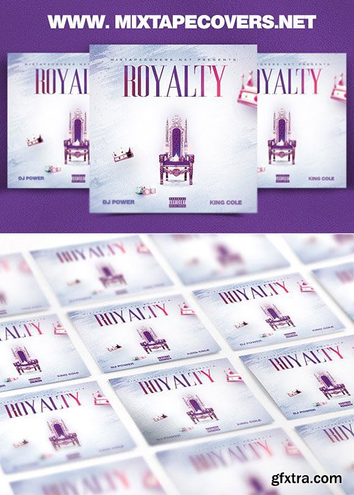 CreativeMarket - Royalty MIXTAPE COVER 2347764
