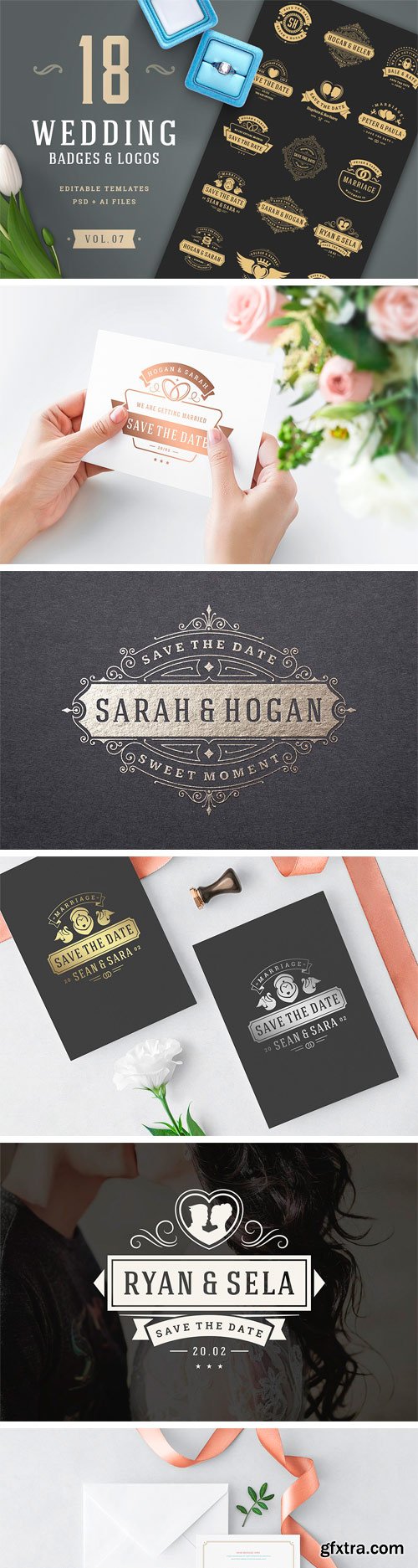 CM - 18 Wedding Logos and Badges 2202089