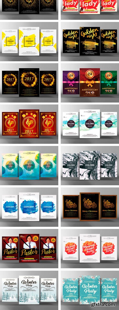 CM - 39 Party Flyers Bundle 2267384