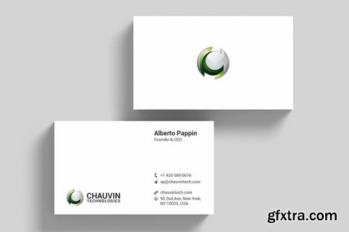 Technology Corporate Business Card