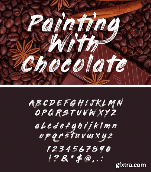 Painting with Chocolate Font