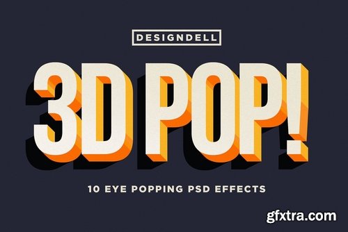 CM - 3D POP! Photoshop Effects 2319554