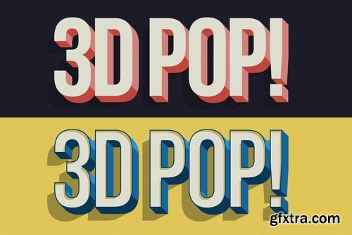 CM - 3D POP! Photoshop Effects 2319554
