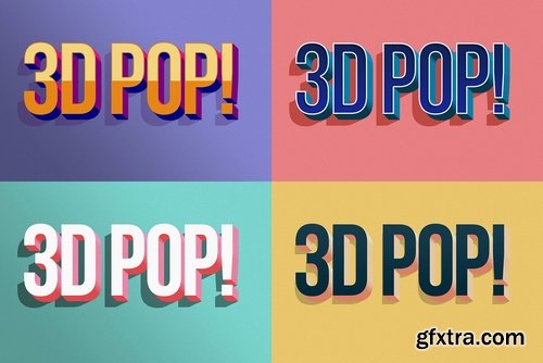 CM - 3D POP! Photoshop Effects 2319554