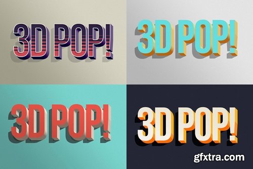 CM - 3D POP! Photoshop Effects 2319554