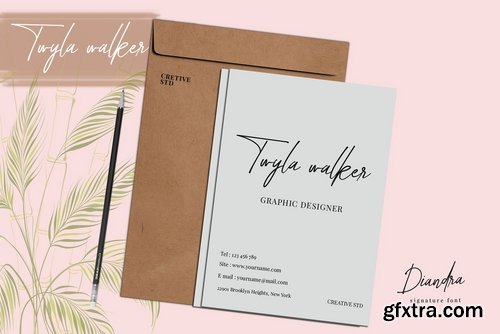 CM - Diandra Signature font 2338838