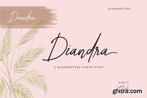CM - Diandra Signature font 2338838