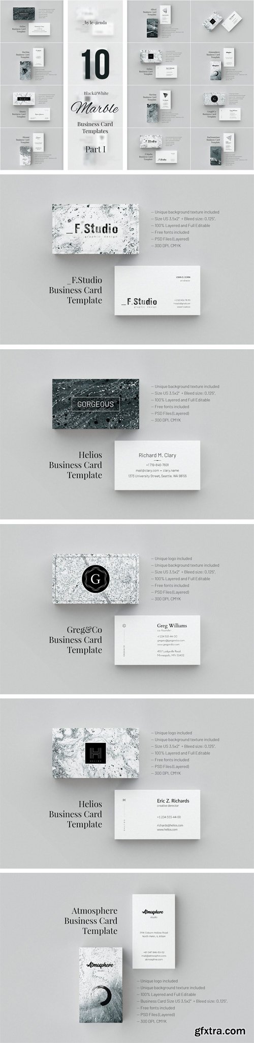 CM - Marble Business Cards. Part I 2293820