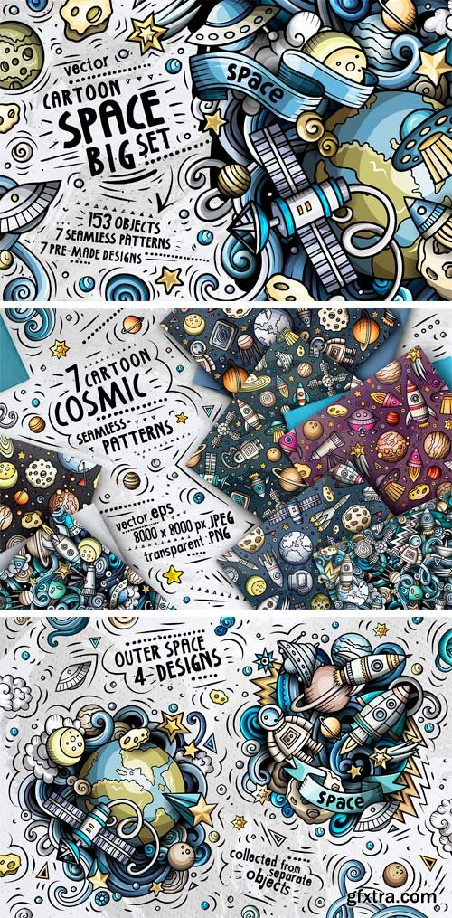 CM - Space Cartoon Doodle Big Pack 2270592