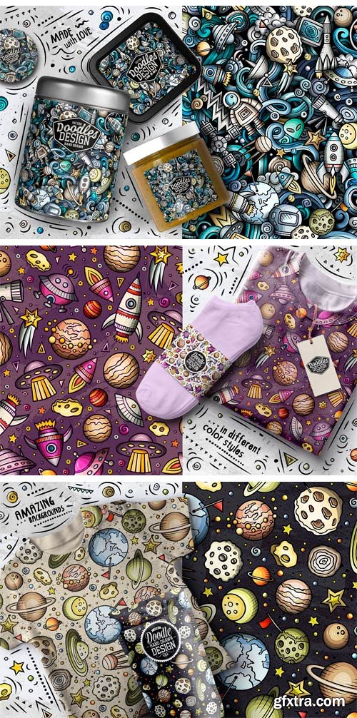 CM - Space Cartoon Doodle Big Pack 2270592