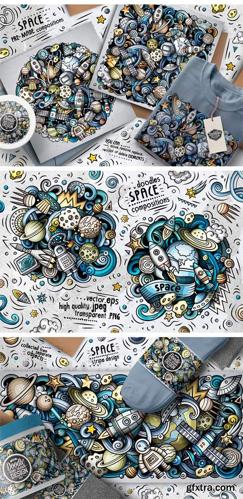 CM - Space Cartoon Doodle Big Pack 2270592