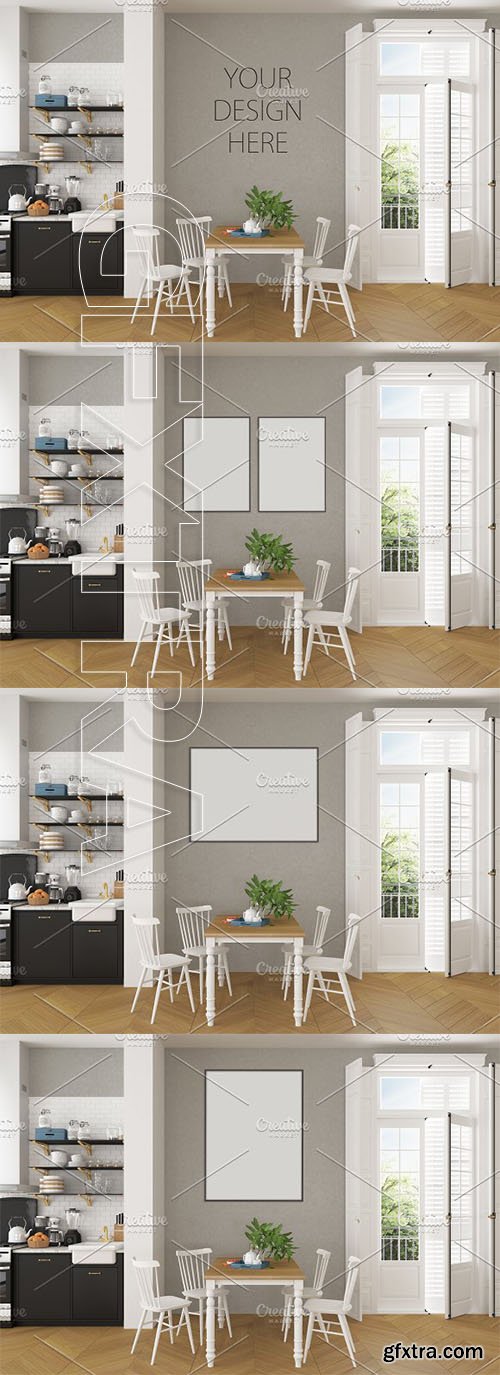 CreativeMarket - Interior mockuo - blank wall scene 2335623