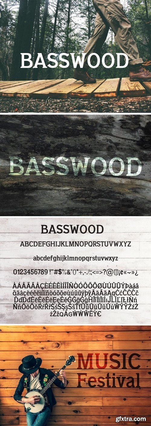 CM - Basswood Serif Font 1492469