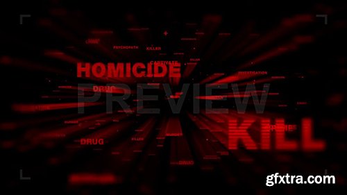 Crimes In Red Text 68421