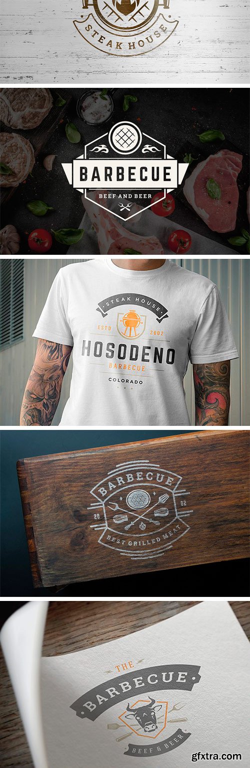 CM - 18 Barbecue Logos and Badges 2316360