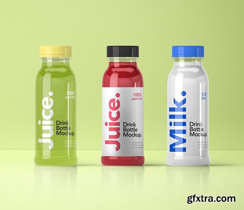 Psd Juice Smoothie Bottle Mockup Psd Juice Smoothie Bottle Mockup