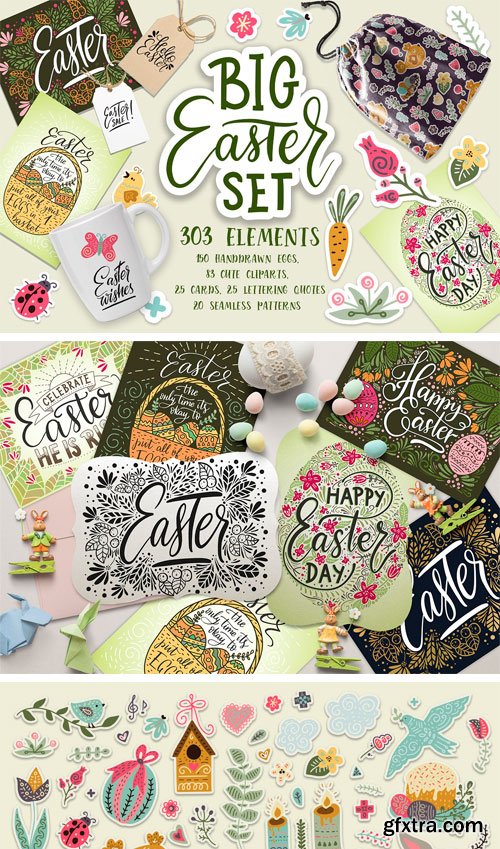 CM - Big Easter Set. 303 Elements 2314408
