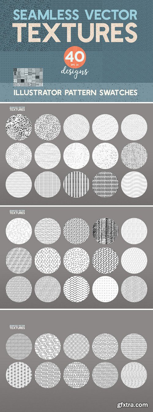 CM - 40 Seamless Vector Pattern Textures 2322061