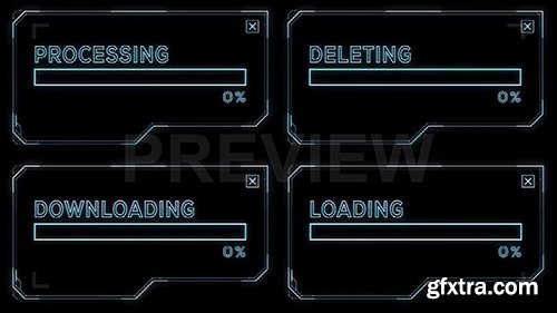 Futuristic HUD Progress Bars 67636 Futuristic HUD Progress Bars 67636