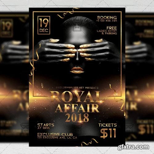 Royal Affair – Club A5 Flyer Template
