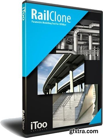 RailClone Pro 3.0.7 + Library for 3ds Max 2012 – 2018