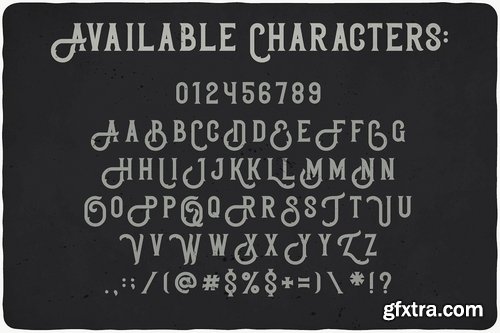 CM - Bonneville Typeface 2320125