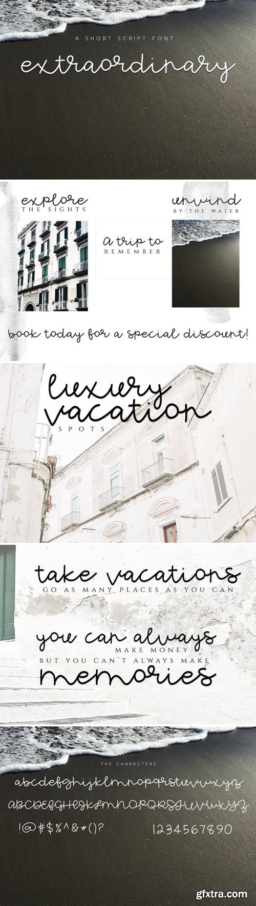 CM - Extraordinary - Short Script Font 2323361