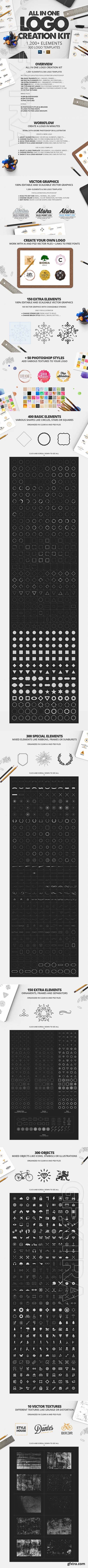 CreativeMarket - All in One Logo Creation Kit 2367978