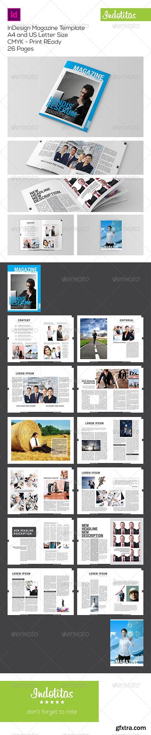 InDesign Magazine Template 7153186