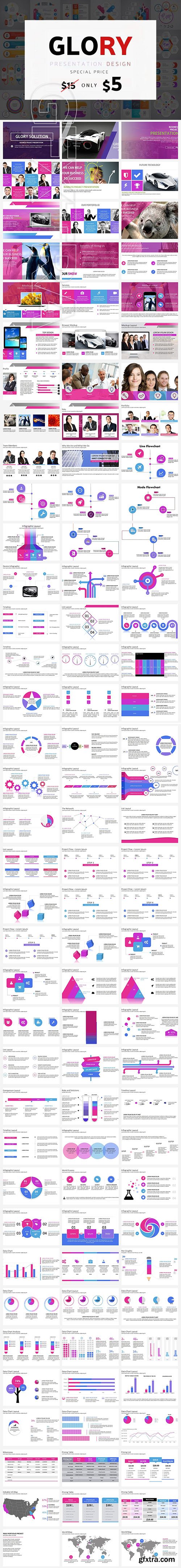 CreativeMarket - GLORY - Powerpoint Templates 2370091
