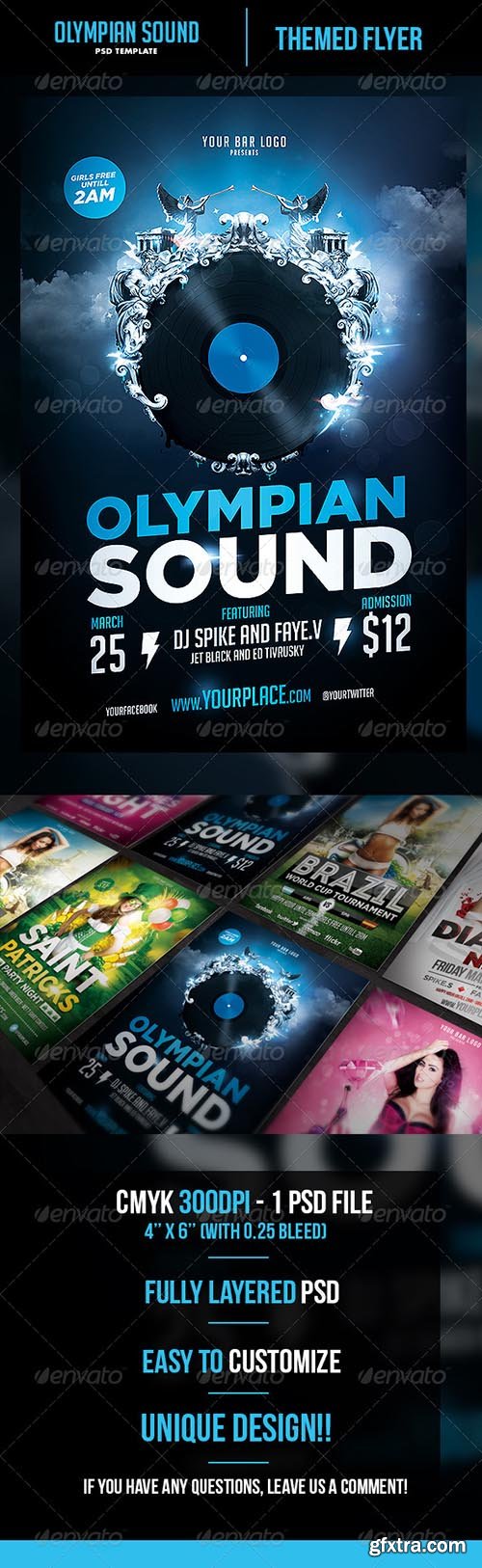 Olympian Sound Flyer Template 7101824 Olympian Sound Flyer Template 7101824