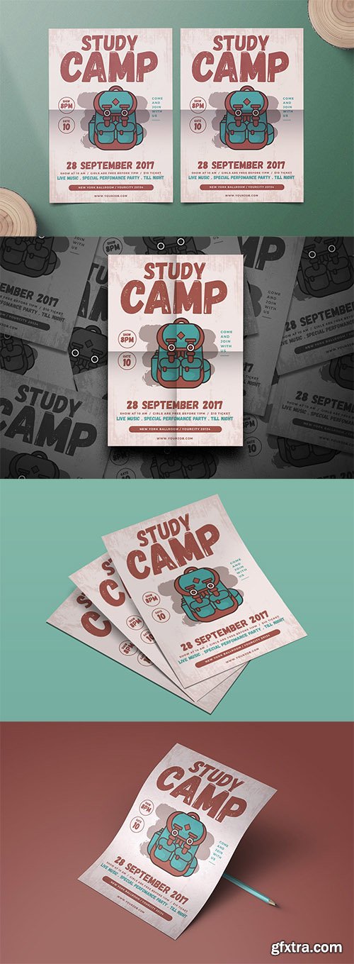School Camp Flyer