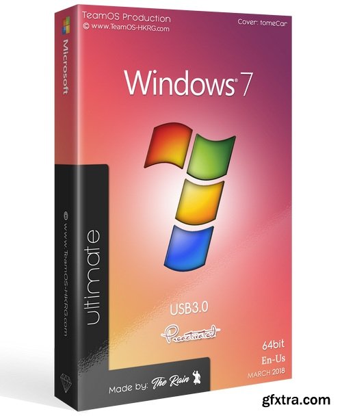 Windows 7 Ultimate Sp1 x64 En-Us ESD USB3.0 March2018 Pre-Activated