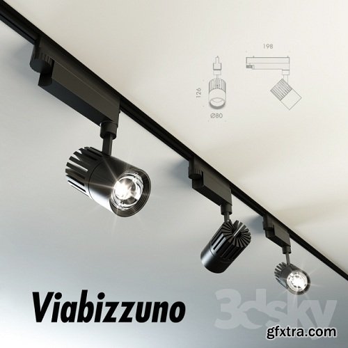 Viabizzuno Eco Track Ceiling Lamp