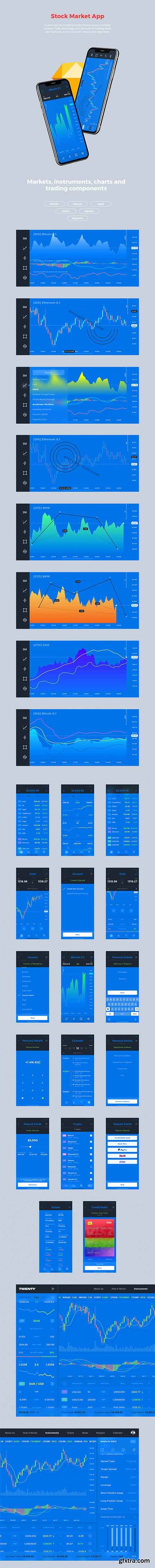 Stock Market App UI Kit Stock Market App UI Kit