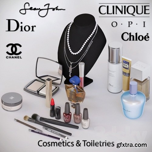 Set of cosmetics and toiletries