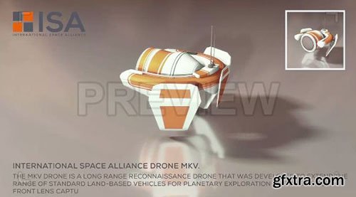 International Space Alliance Drone - Motion Graphics 70723