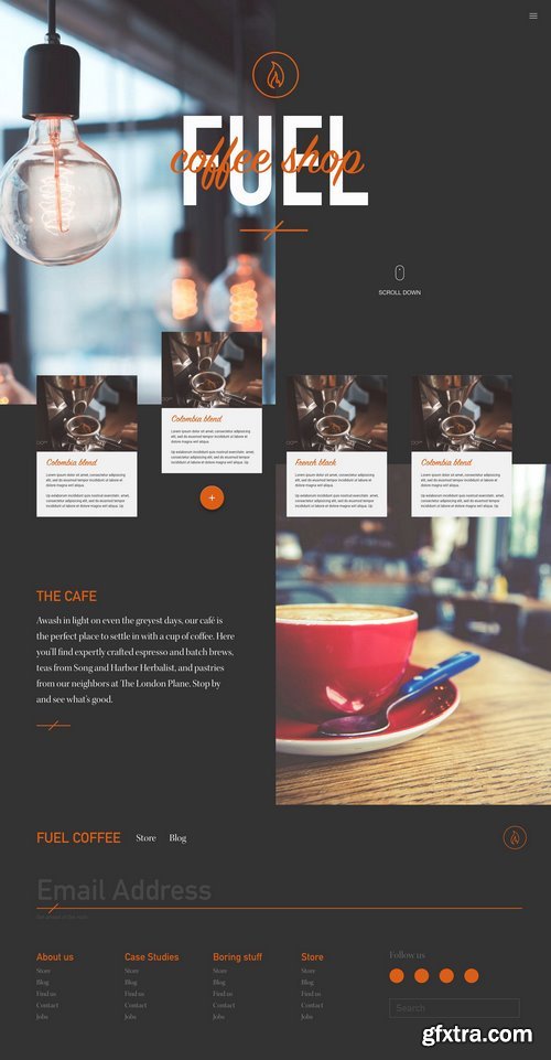 CM - Coffee shop site template 2032129