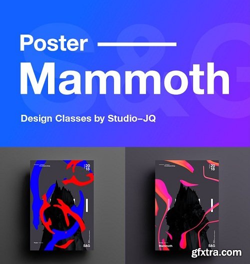 Show & Go | Poster Design #3 | Mammoth | Using Cinema 4D & Photoshop to create vibrant patterns