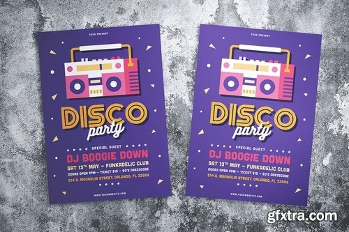Disco Party Flyer